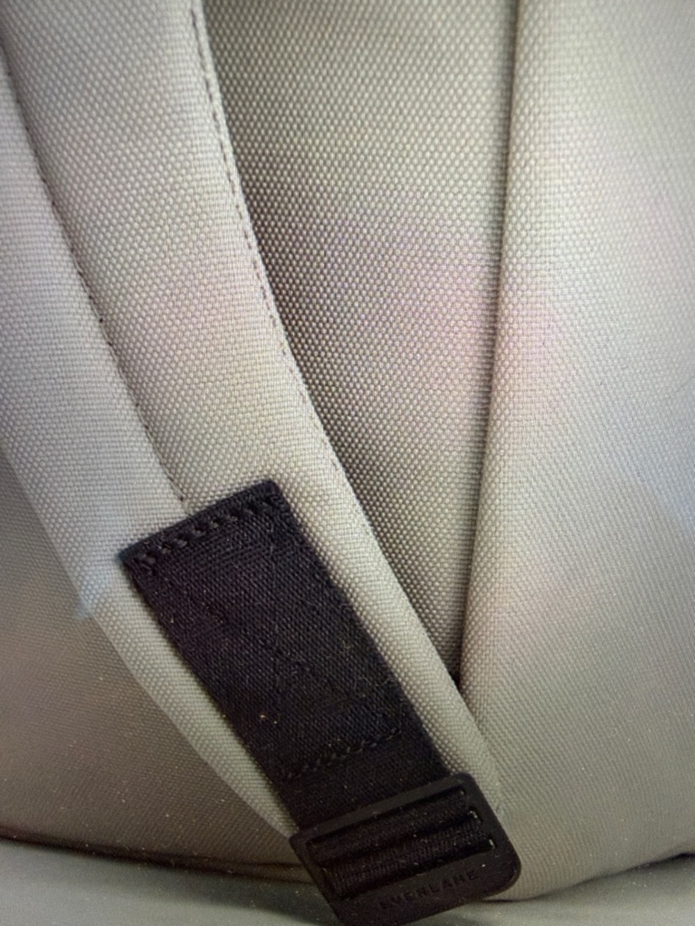 Everlane Cream Roll-Top Everyday Backpack with Black Handle - Picture 6 of 17